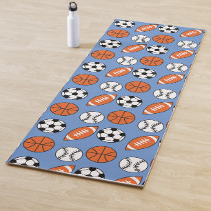 Tapete De Yoga Bolas de Esportes Engraçadas Yoga Mat