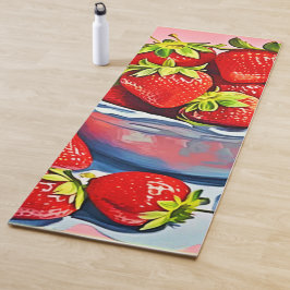 Tapete De Yoga Bolsa de Morango Fresca
