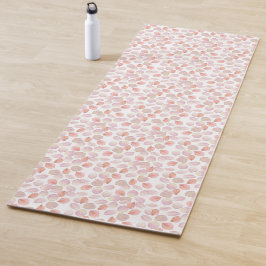 Tapete De Yoga Bonito Malhação Floral Rosa-Rosa