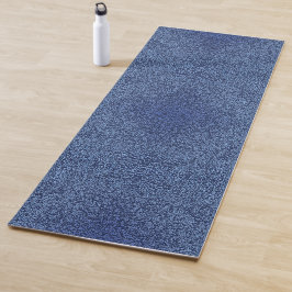 Tapete De Yoga Botanical Pattern in Blue 2