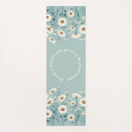 Tapete De Yoga Bountiful Daisy's (Personalizar)