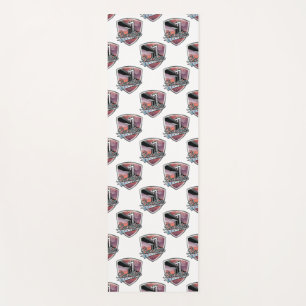 Tapete De Yoga Brooklyn Design Silver Seamless