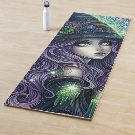 Tapete De Yoga Bruxa Celestial Mística