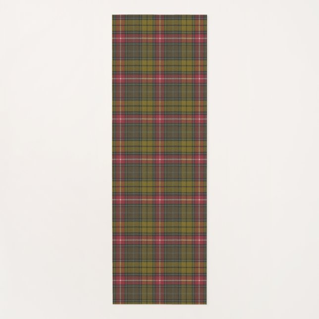 Tapete De Yoga Buchanan Weathered Original Scottish Tartan (Frente)