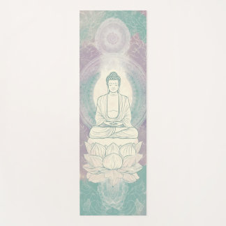 Tapete De Yoga Buda Inspiracional Yoga Mat para Prática Tranquila
