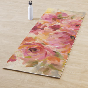 Tapete De Yoga Buquê dos rosas