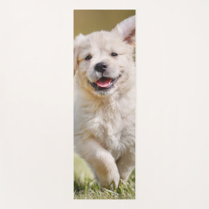 Tapete De Yoga Cachorro Personalizado De Fotografia Cute Puppy