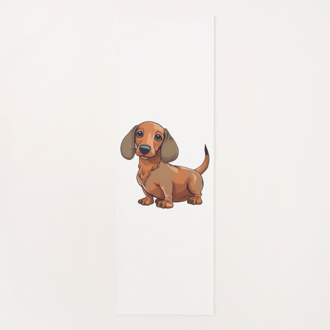 Tapete De Yoga Cachshund Dog Cute (Frente)