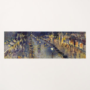 Tapete De Yoga Camille Pissarro - Boulevard Montmartre à Noite