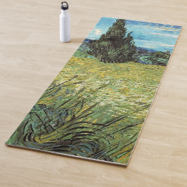 Tapete De Yoga Campo de trigo verde Vincent van Gogh