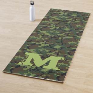 Tapete de Yoga Camuflado Monograma para Veterano d
