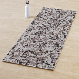 Tapete De Yoga Camuflagem Digital - padrão de camuflagem SM preto