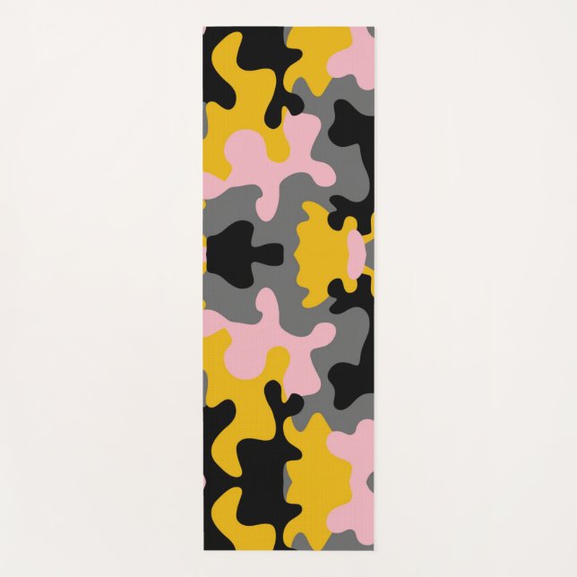 Tapete De Yoga Camuflagem Dupla Padrão Militar Yoga Mat (Frente)