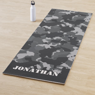 Tapete De Yoga Camuflagem Militar Urbana Personalizada