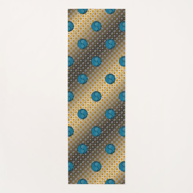 Tapete De Yoga Cancer e Cavalo de Água (Frente)