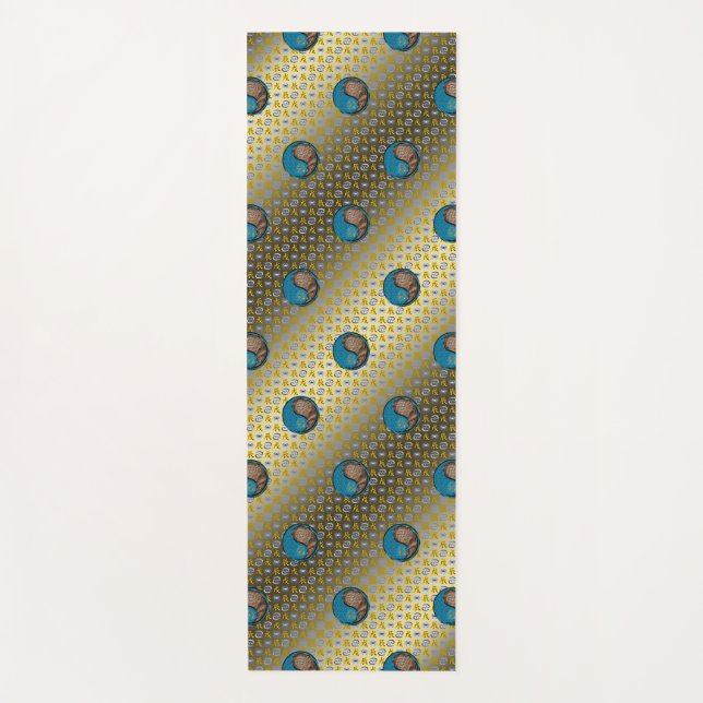 Tapete De Yoga Cancer e Dragão da Terra (Frente)