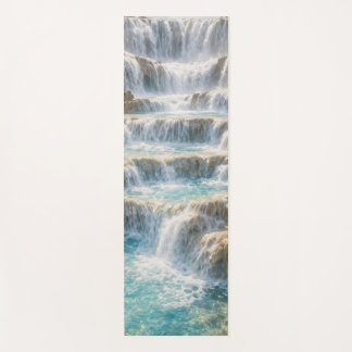 Tapete De Yoga Cânion da Cachoeira Ensolarada