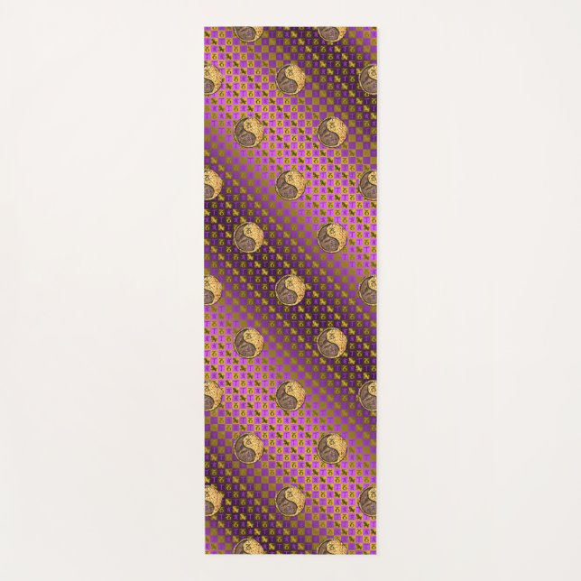 Tapete De Yoga Capricórnio e bombeiro (Frente)