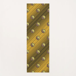 Tapete De Yoga Capricórnio e Cavalo Metálico