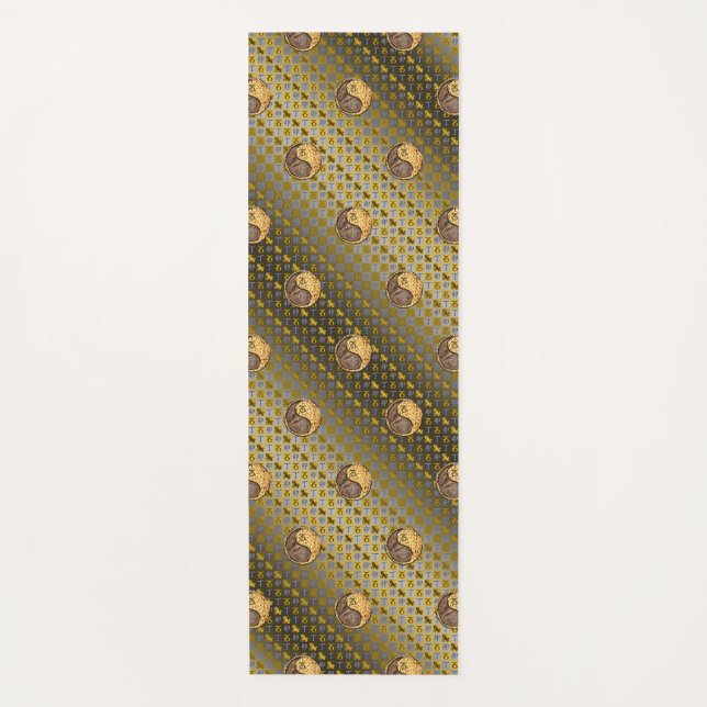 Tapete De Yoga Capricórnio e Coelho Fogo (Frente)