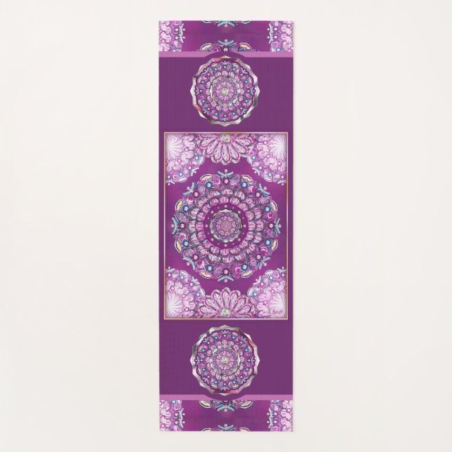 Tapete De Yoga Cardinal Red Rosace (Frente)