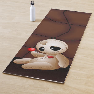 Tapete De Yoga Cartoon Doll Voodoo Apaixonado