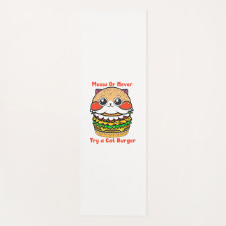 Tapete De Yoga Cat Burger