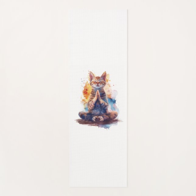 Tapete De Yoga Cat Yoga Master (Frente)