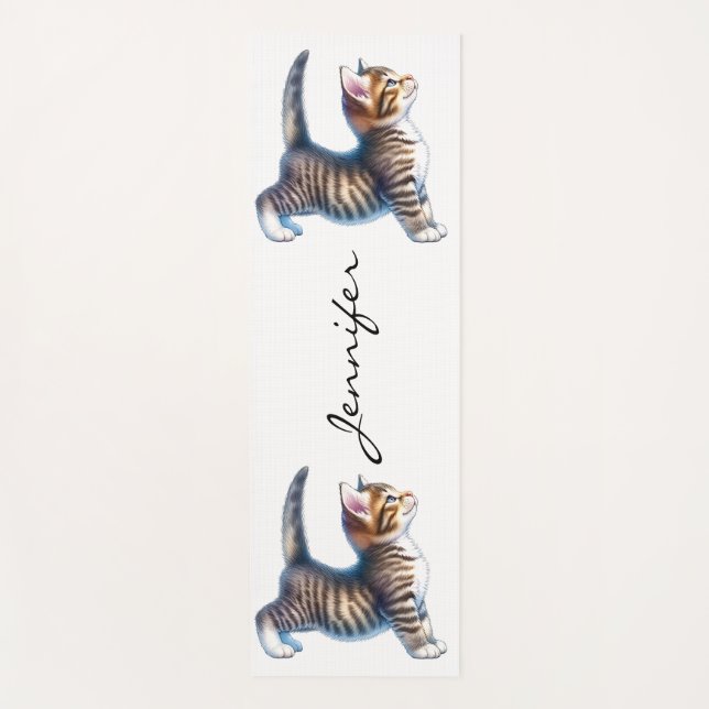 Tapete De Yoga Cat Yoga Mat (Frente)