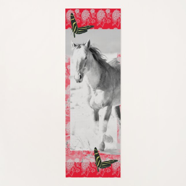 Tapete De Yoga CAVALOS SELVAGENS DE UTAH YOGA Mat (Frente)