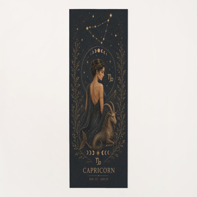 Tapete de Yoga Celestial Capricórnio (Frente)