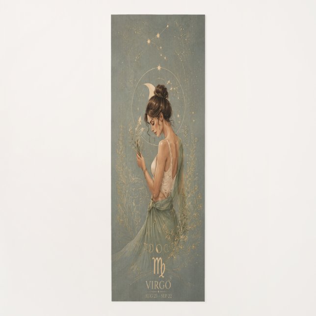 Tapete de Yoga Celestial de Virgem (Frente)