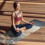 Tapete De Yoga Celestial Moon Wild Flowers Nome Personalizado<br><div class="desc">As Flores Selvagens Celestiais Personalizadas Nome Yoga Mat perfeito como presente para aqueles que apreciam ioga,  pilates,  malhações,  exercícios,  esportes,  ginástica,  atletas,  nadadores e muito mais. Perfeito para familiares e amigos para aniversários,  Natal,  Dia de as mães,  feriados e muito mais. Projetado pelo Evco Studio www.zazzle.com/store/evcostudio</div>