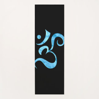 Tapete De Yoga Centelha Turquesa Om