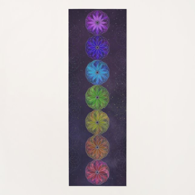 Tapete De Yoga Chakra Universe Yoga Mat (Frente)