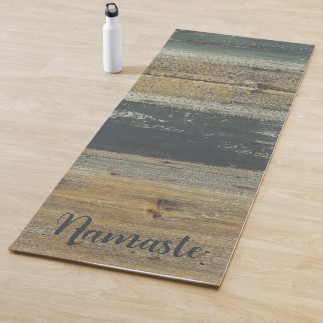 Tapete De Yoga Charme Rustic Wood Farmhouse (In Situ)