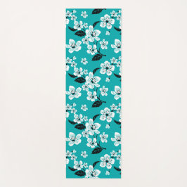 TAPETE DE YOGA CHERRY BLOSSOM - SAKURA (TEAL)