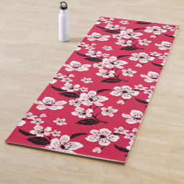 TAPETE DE YOGA CHERRY BLOSSOM - SAKURA (VERMELHO)