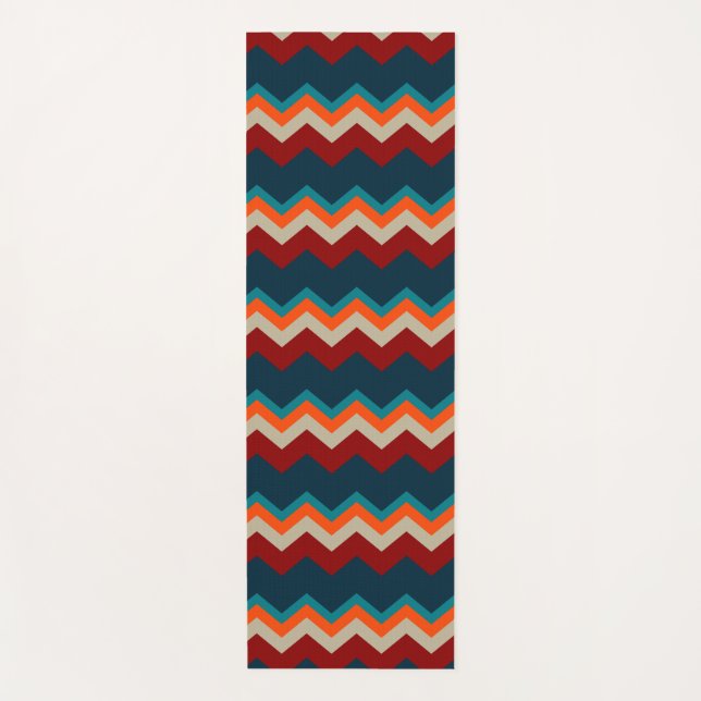 Tapete De Yoga Chevron Sudoeste (Frente)