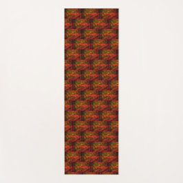 Tapete De Yoga Chore Aqui Negro/Entre Raízes, Ioga Mat