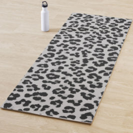 Tapete De Yoga Cinza cinza Ash Leopard Cheetah Padrão de Impressã