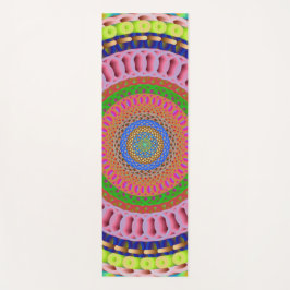 Tapete De Yoga Círculos Coloridos de Mandala Yoga Mat