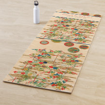 Citação Personalizada Namaste Vintage Floral Japon