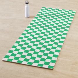 Tapete De Yoga Classic green checkered 