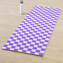 Classic visual purple checkerboard 