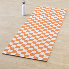 Tapete De Yoga Classic visual salmon checkerboard 