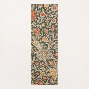 Tapete De Yoga Clássico Botânico Jardim Flor Clássica William Mor