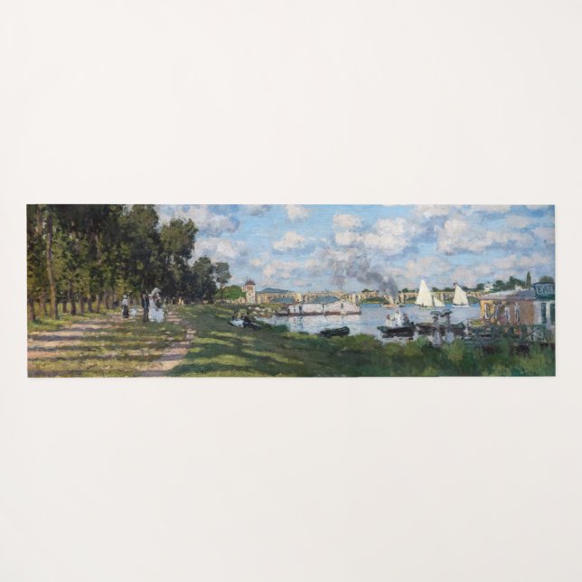 Tapete De Yoga Claude Monet - A Bacia do Argenteuil (Verso (Horizontal))