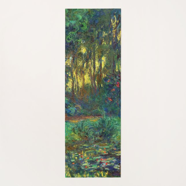 Tapete De Yoga Claude Monet - Canto de um Pond com Lírios (Verso)