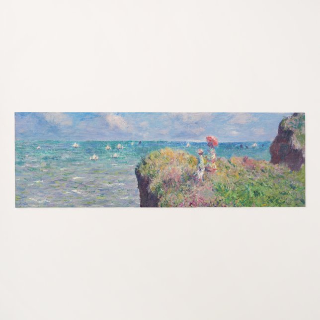 Tapete De Yoga Claude Monet - Cliff Walk em Pourville (Verso (Horizontal))